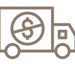 Free / secure shipping icon